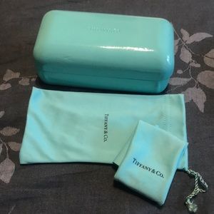 Tiffany Co. Authentic Hard Eyeglass Case Box Set